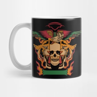 Tiger Head Split Mug